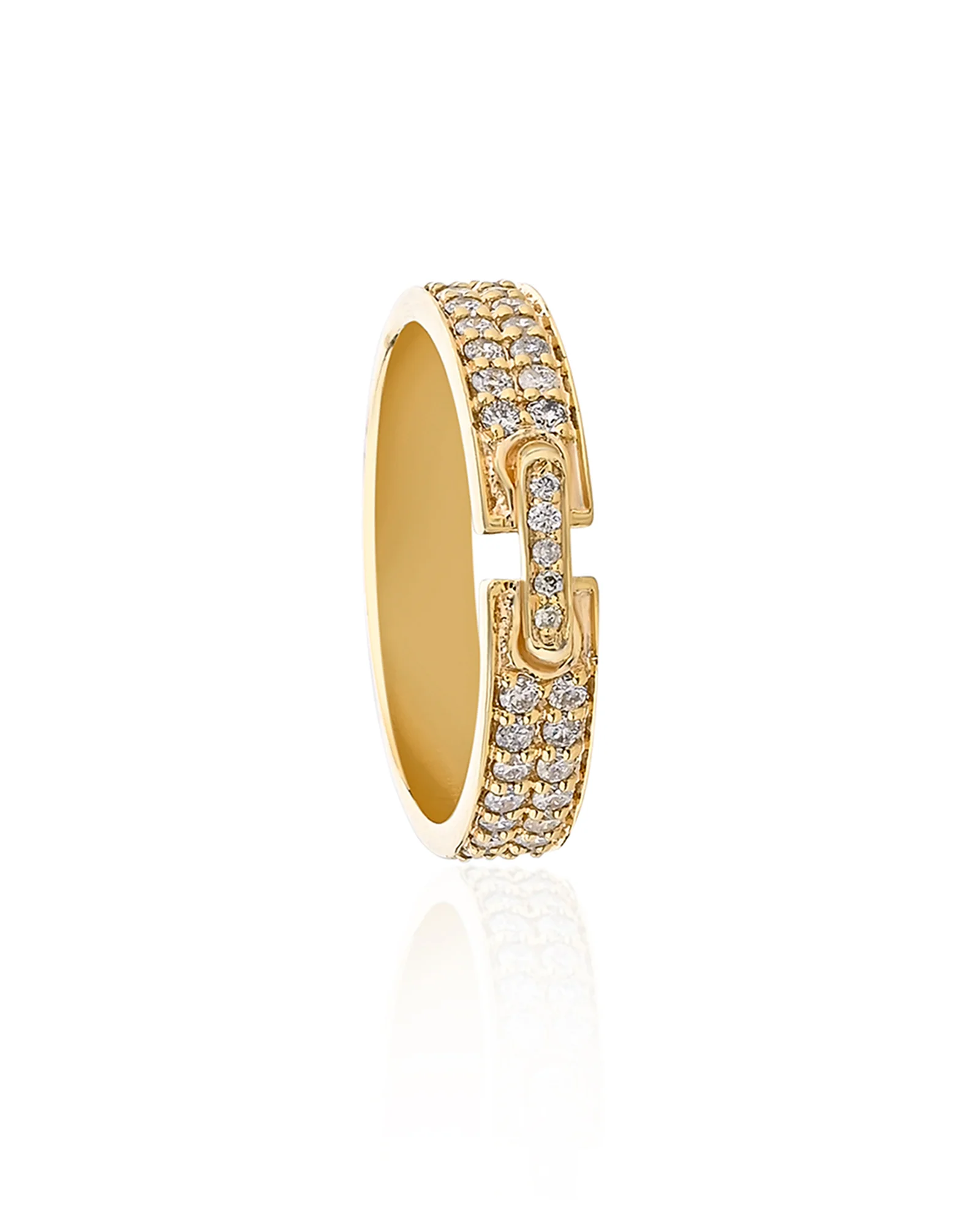La DiaMantés | The Divine Link Diamond Ring